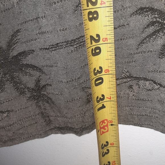 Columbia Sportswear Company Mens L Short Sleeve Button Up Shirt Snook Palm Trees - Picture 8 of 8